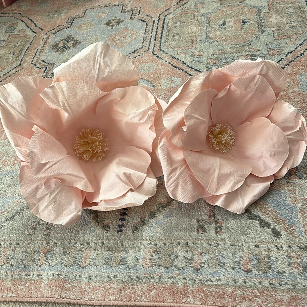 Pottery Barn Kids Paper Flowers
